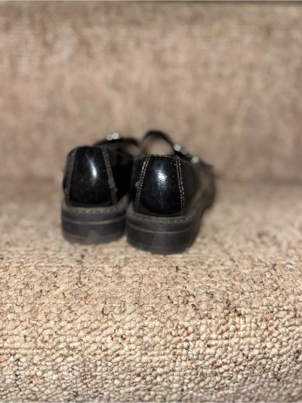 The Children's Place Black Patent Mary Jane Dress Shoes